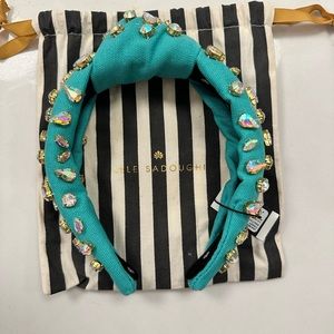Authentic Lele Sadoughi candy jeweled knotted headband